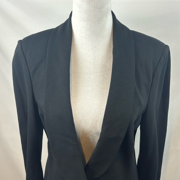 7 For All Mankind Black Casual Single Breast Button-Down Blazer Size‎ L - Picture 4 of 12